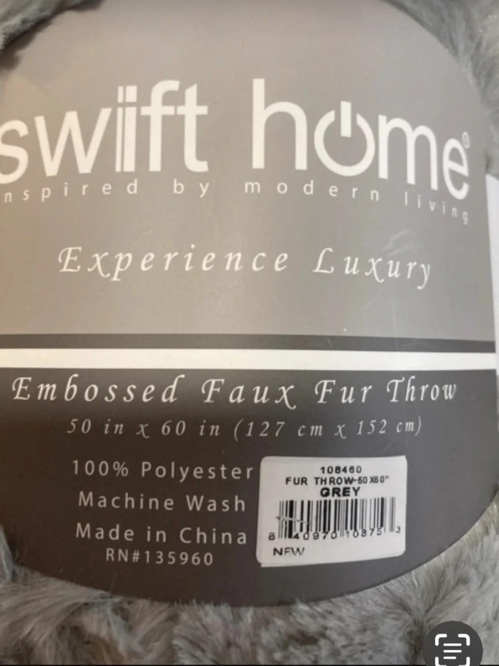 NWTS Faux Fur Blanket